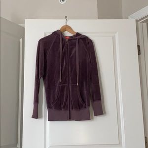 Juicy couture purple zip up